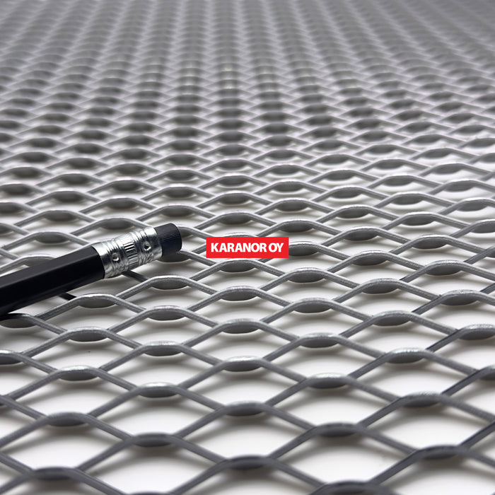 Karanor Oy - Verkkolevyt - 1294 TERÄS VERKKOLEVY 30,5×11,7 2,36×1,60 2440×1220mm 60%