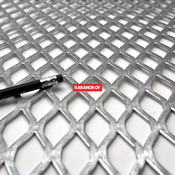 Karanor Oy - Verkkolevyt - 2074AFT ALUMIINI VERKKOLEVY 40,64×17,78 4,04×3,00 1250×2500mm 66%