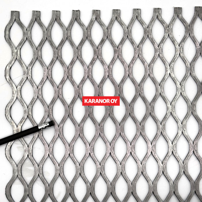 Karanor Oy - Verkkolevyt - 2074FT TERÄS VERKKOLEVY 39,12×18,29 4,72×2,74 1220×2440mm 66%