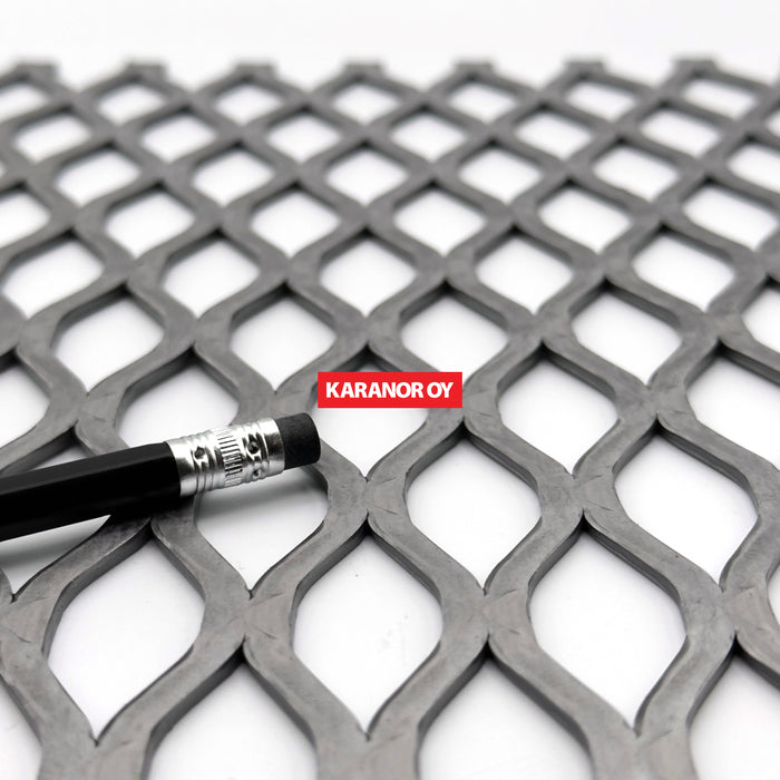 Karanor Oy - Verkkolevyt - 2074FT TERÄS VERKKOLEVY 39,12×18,29 4,72×2,74 1220×2440mm 66%