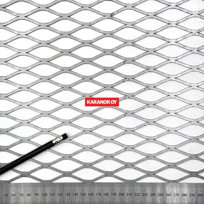 Karanor Oy - Verkkolevyt - 2077F TERÄS VERKKOLEVY 43,18×17,27 3,23×1,45 2440×1220mm 73%