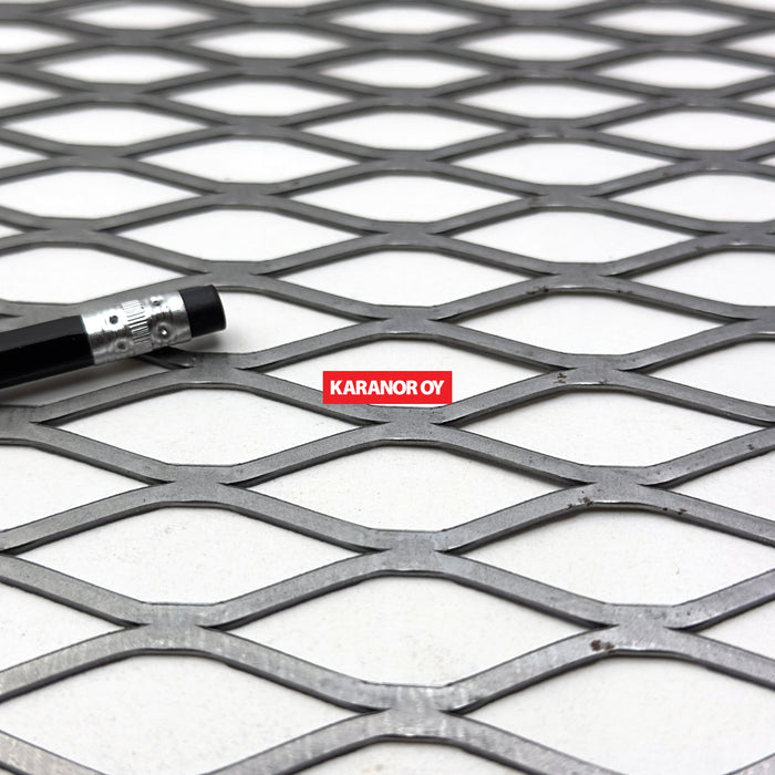 Karanor Oy - Verkkolevyt - 2077F TERÄS VERKKOLEVY 43,18×17,27 3,23×1,45 2440×1220mm 73%