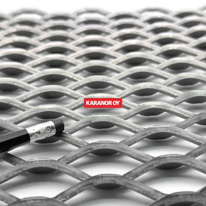 Karanor Oy - Verkkolevyt - 2496 TERÄS HOITOSILTA VERKKOLEVY 44×15 6,10×4,50 2440×1220mm 51%
