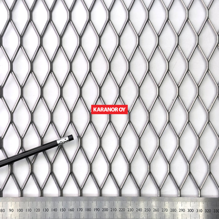 Karanor Oy - Verkkolevyt - 2498T TERÄS VERKKOLEVY 60,96×23,40 3,10×3,00 1220×2440mm 74%