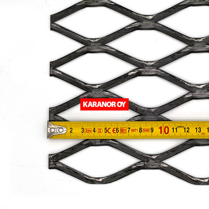 Karanor Oy - Verkkolevyt - 3393F TERÄS VERKKOLEVY 77,47×27,18 6,53×2,82 2440×1220mm 68%