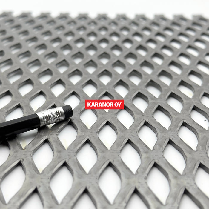 Karanor Oy - Verkkolevyt - 6156FT TERÄS VERKKOLEVY 28,00×9,00 4,70×3,00 1220×2440mm 49%