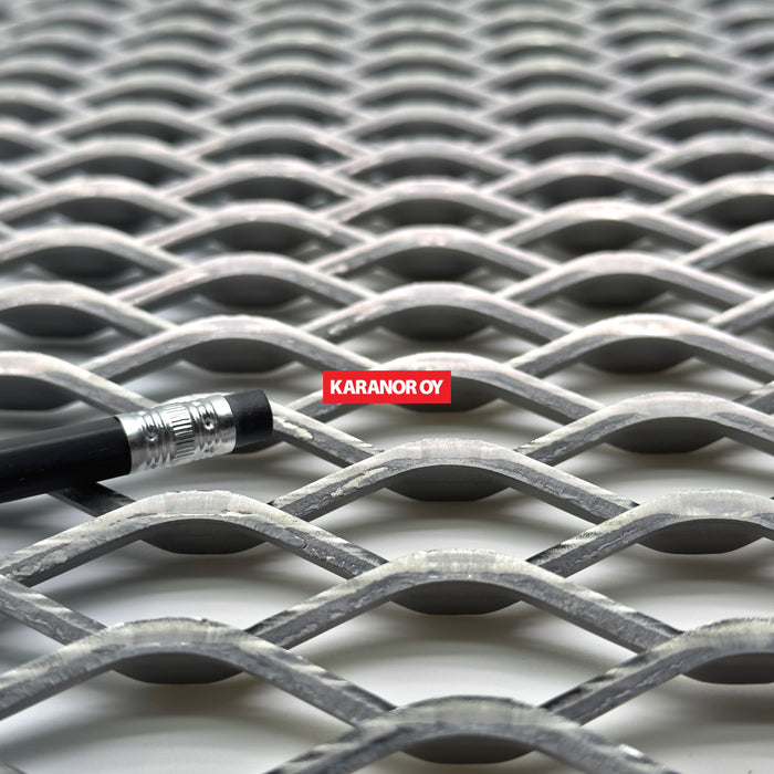 Karanor Oy - Verkkolevyt - 6360 TERÄS HOITOSILTA VERKKOLEVY 43×17 6,09×4,00 2440×1220mm 52%