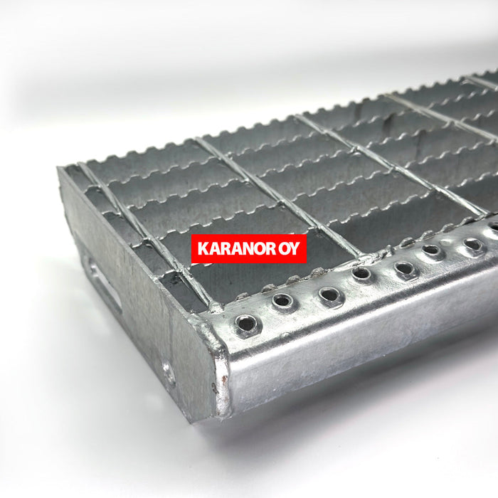 Karanor Oy - Askelmat - PORRASASKELMA 34×76/30×2 – 800×260mm LIUKUTURVA