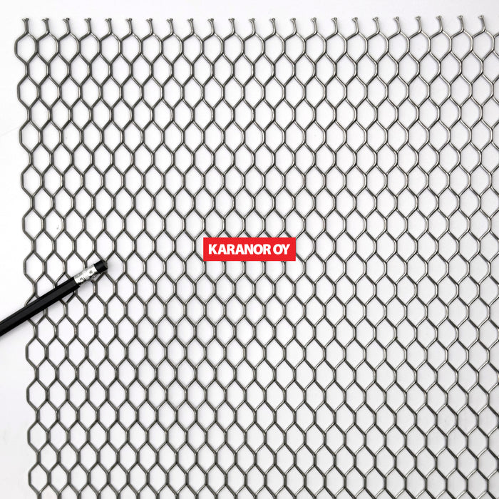 Karanor Oy - Verkkolevyt - HEX-6127S RST VERKKOLEVY 25,40×12,00 1,20×1,20 1250×1250mm 80%