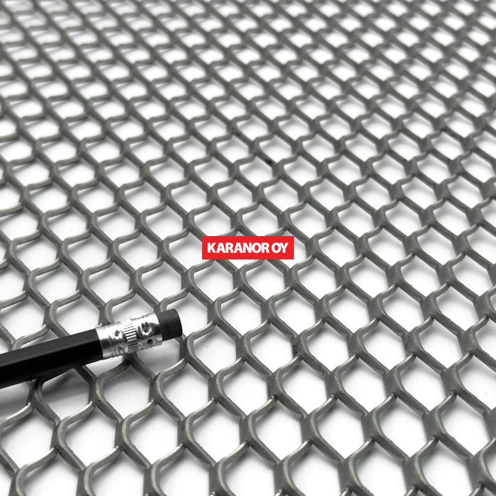 Karanor Oy - Verkkolevyt - HEX-6475T TERÄS VERKKOLEVY 25,40×12,00 2,20×2,00 1500×2440mm 63%