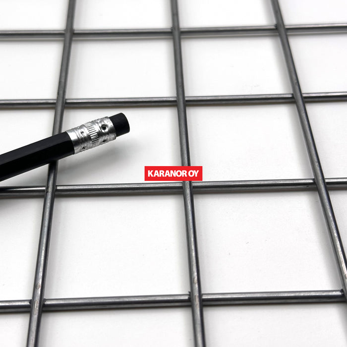 Karanor Oy - Hitsatut lankaverkot - MHK340401 TERÄS HITSATTU LANKAVERKKO 40×40 3 1250×2500mm
