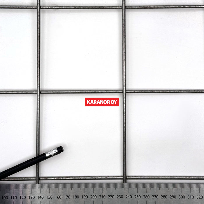 Karanor Oy - Hitsatut lankaverkot - MHK41001003 TERÄS HITSATTU LANKAVERKKO 100×100 4 1500×3000mm