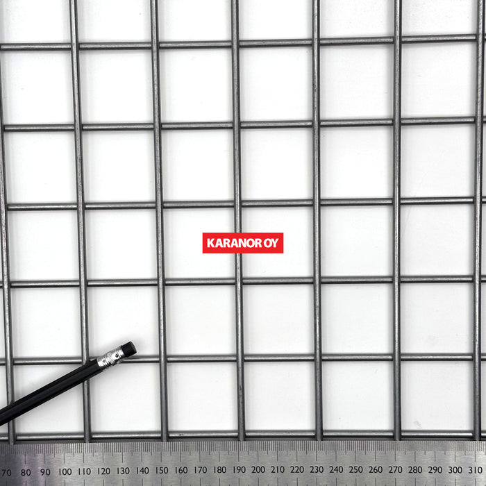 Karanor Oy - Hitsatut lankaverkot - MHK440401 TERÄS HITSATTU LANKAVERKKO 40×40 4 1250×2500mm