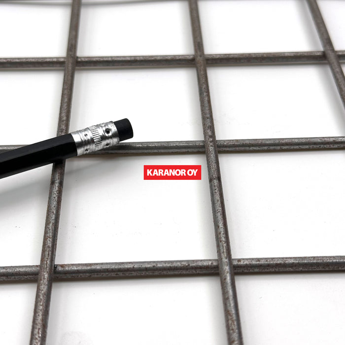 Karanor Oy - Hitsatut lankaverkot - MHK450501 TERÄS HITSATTU LANKAVERKKO 50×50 4 1250×2500mm