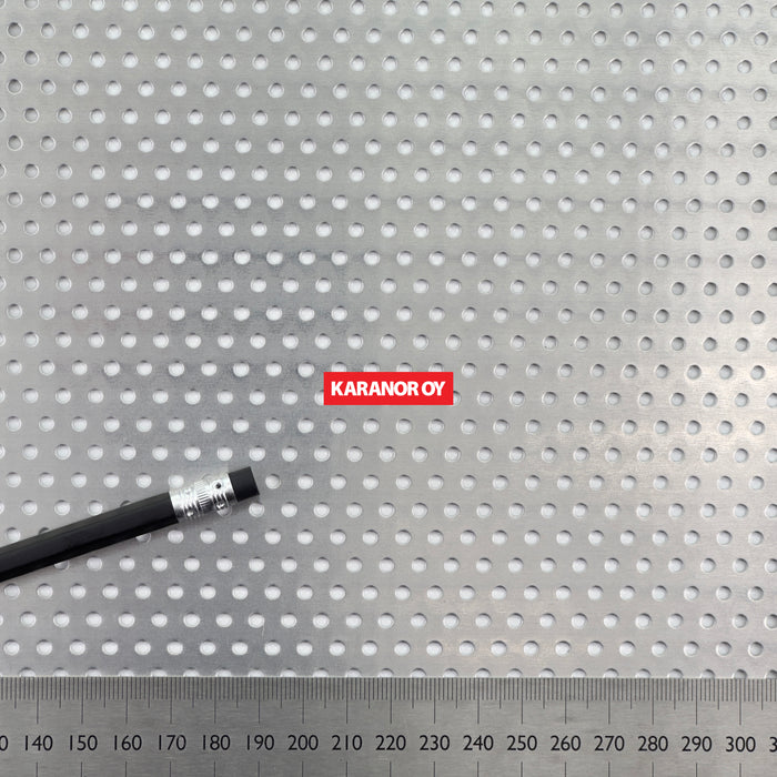 Karanor Oy - Reikälevyt - R3T74A ALUMIINI REIKÄLEVY 1×1000×2000MM 15%