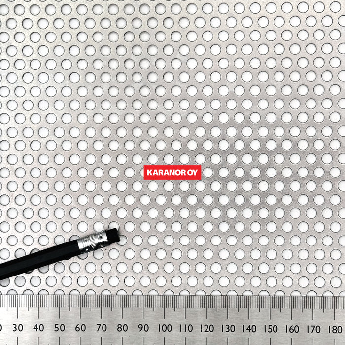 Karanor Oy - Reikälevyt - R5T75 TERÄS REIKÄLEVY 1×1000×2000MM 40,3%