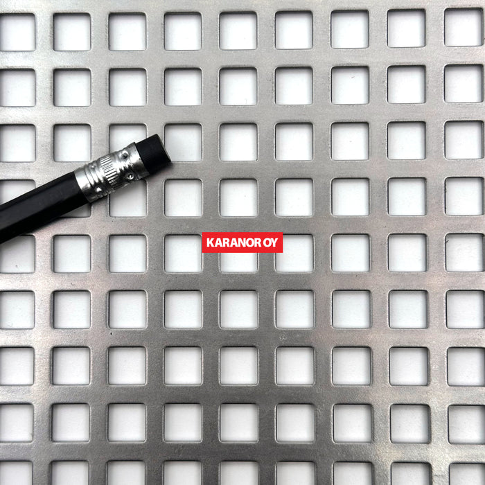Karanor Oy - Reikälevyt - C8U12 TERÄS REIKÄLEVY 1×1000×2000MM 44,4%
