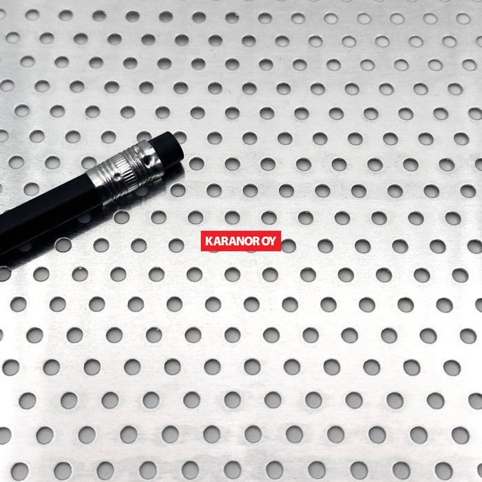 Karanor Oy - Reikälevyt - R3T7406A ALUMIINI REIKÄLEVY 0,6×1000×2000MM 15%