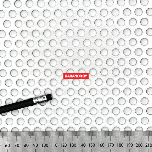 Karanor Oy - Reikälevyt - R8T1220A ALUMIINI REIKÄLEVY 2×1000×2000MM 40,3%