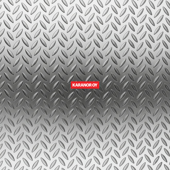 Riisinjyvälevy alumiini 1,5/2×1250×2500mm